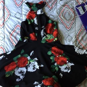 Paper dolls short backless dress